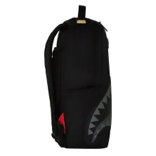 Sprayground Shark Central Nylon Black lateral Sprayground Shark Central Nylon Black lateral