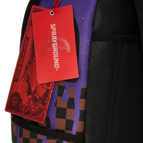 Mochila Lost in Space Drip de Sprayground foto etiquetas