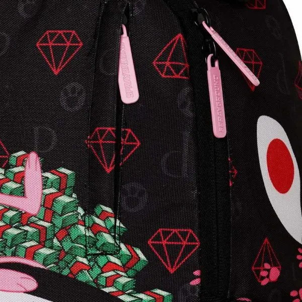 Sprayground Pink Panther Paw Prints cremallera