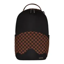 mochila Sprayground The Hero negra y marron - foto principal