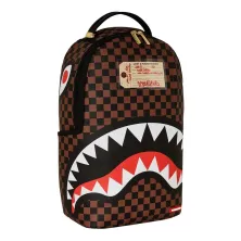 Sprayground Sharks in Paris Lost and Found marron foto lateral 2 Sprayground Sharks in Paris Lost and Found marron foto lateral 2