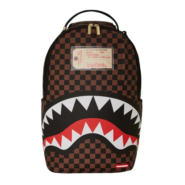 Sprayground Sharks in Paris Lost and Found marron foto principal Sprayground Sharks in Paris Lost and Found marron foto principal