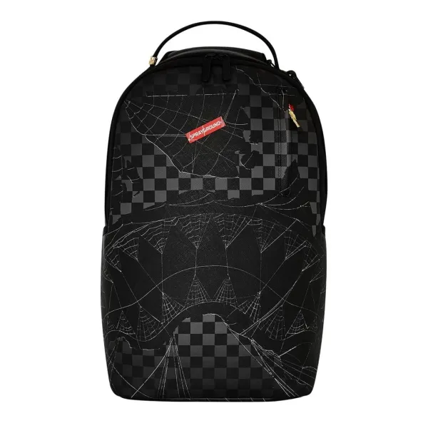 Mochila Sprayground Spider Web negra foto principal