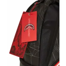 Mochila Sprayground Spider Web negra foto etiquetas