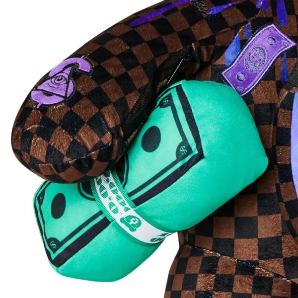 Mochila de Oso Sprayground Lost in Space - foto fajo billetes