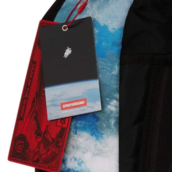 Sprayground Mochila NASA International Space Station etiquetas