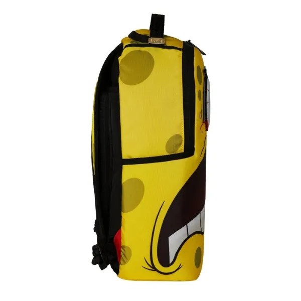 Mochila Sprayground Bob Esponja Removable Eyes vista lateral