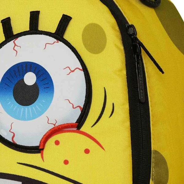 Mochila Sprayground Bob Esponja Removable Eyes detalle
