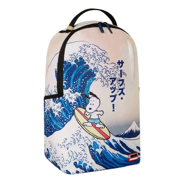 Mochila Sprayground Snoopy Surfing Hokusai