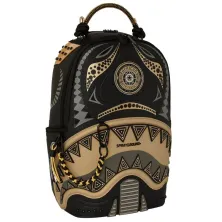 Mochila Sprayground AI Wonderland Gold and Black
