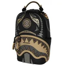 Mochila Sprayground AI Wonderland Gold and Black