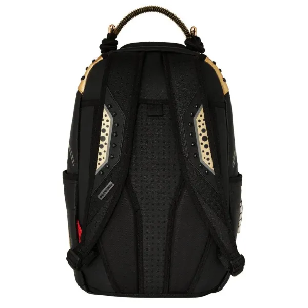 Mochila Sprayground AI Wonderland Gold and Black