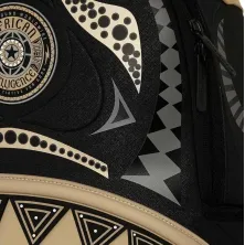 Mochila Sprayground AI Wonderland Gold and Black