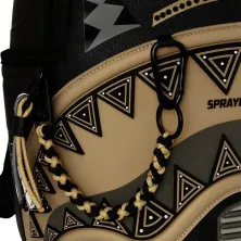 Mochila Sprayground AI Wonderland Gold and Black