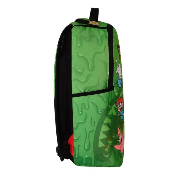 Mochila Sprayground 90S Nick Slime Drip foto de lado