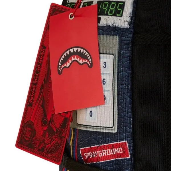 Sprayground Back To The Future etiquetas