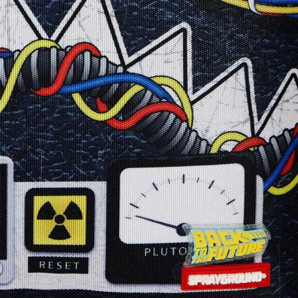 Sprayground Back To The Future detalle etiqueta