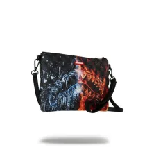 Bolso de mano Sprayground Fire Ice Shark foto lateral