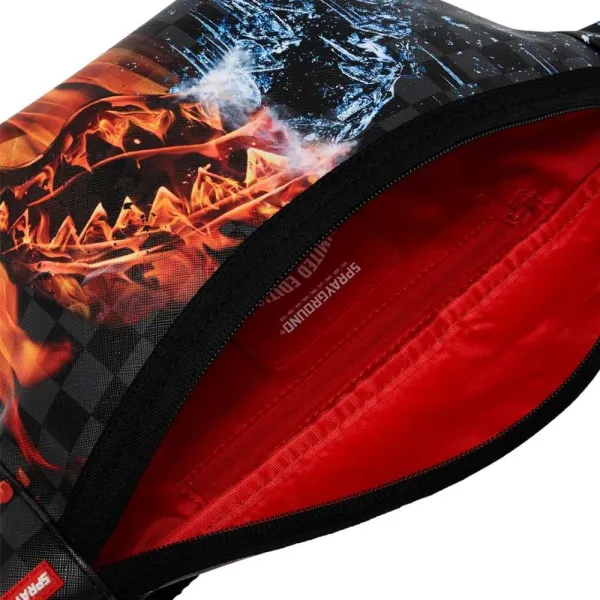 Bandolera Sprayground Fire & Ice Shark Crossbody