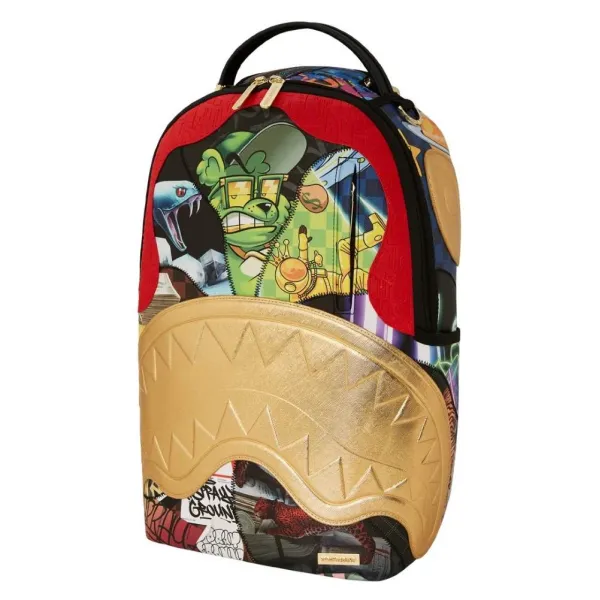 Sprayground 15 Years Gold and Spliced foto lateral 2