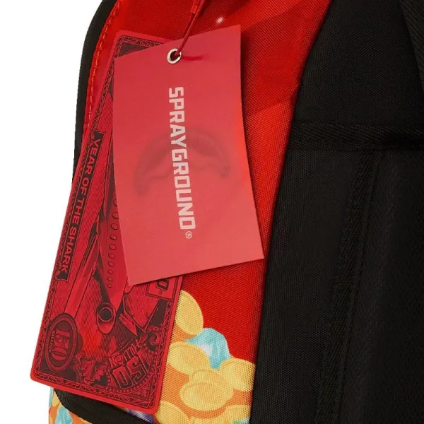 Sprayground Looney Tunes Rich King etiquetas