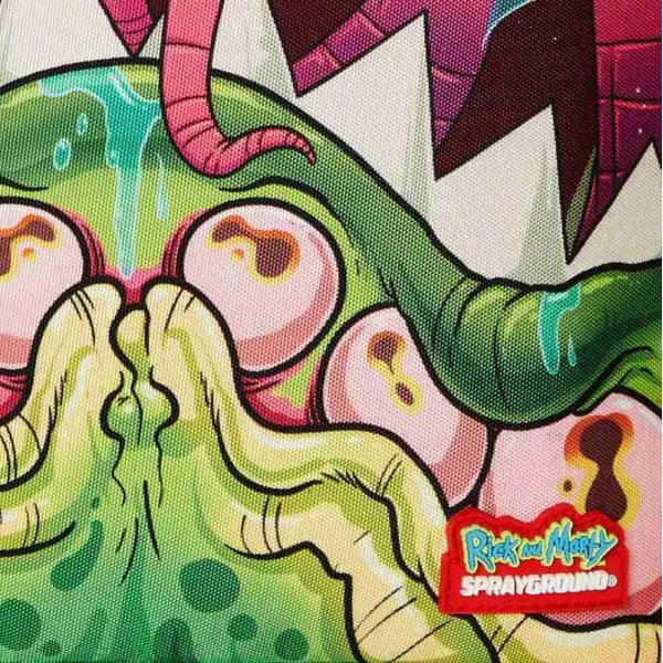 Sprayground Rick and Morty Alien Mouth detalle 3