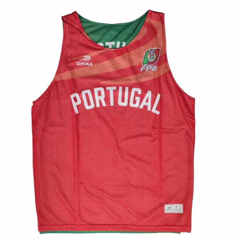 Camiseta de entrenamiento reversible selección portuguesa baloncesto