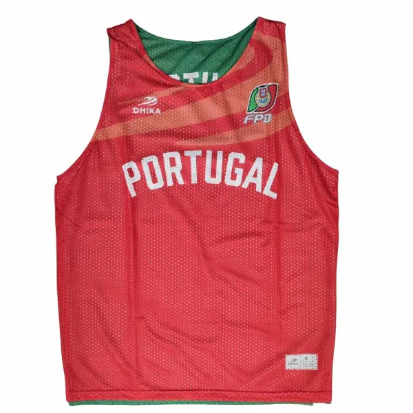 Camiseta de entrenamiento reversible selección portuguesa baloncesto