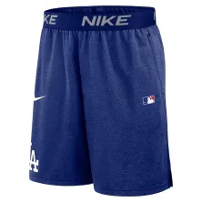 Short Dodgers Authentic Collection Practice azul de Nike vista lateral