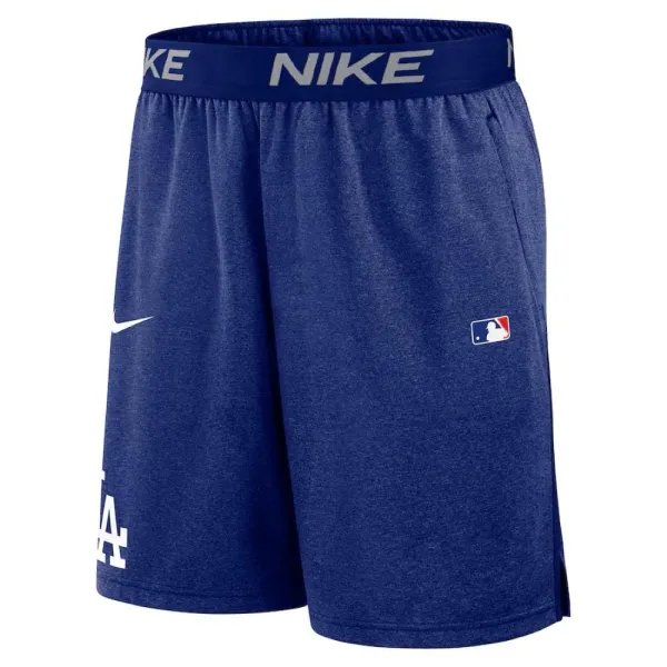 Short Dodgers Authentic Collection Practice azul de Nike vista lateral