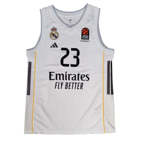 Camiseta Sergio Llull Real Madrid replica temporada 2025-26 blanca