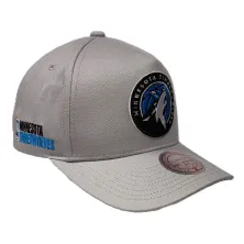 Gorra Minnesota Timberwolves Pro Crown Grey Mitchell and Ness.