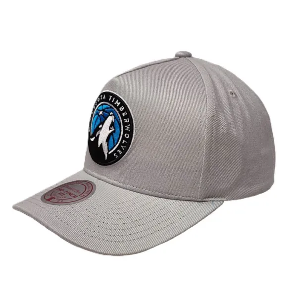 Gorra Minnesota Timberwolves Pro Crown Grey Mitchell and Ness.