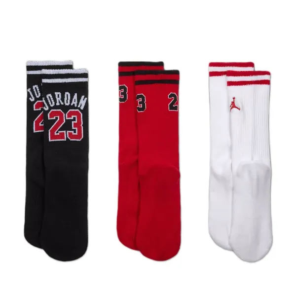 Pack 3 Calcetines Jordan jersey 23 multicolor frontal