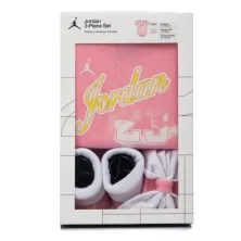 Pack 3 Piezas Air Jordan 23 bebe Rosa