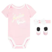 Pack 3 Piezas Air Jordan 23 bebe Rosa