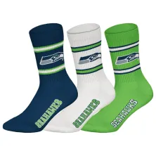 Calcetines Atlanta Seahawks NFL Pack 3 Colores Oficiales