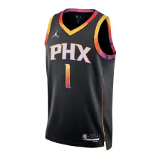 Camiseta Devin Booker Junior Statement Edition Negra, frente