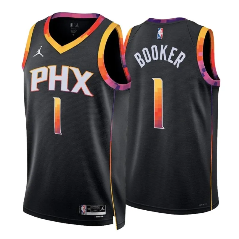 Camiseta Devin Booker Junior Statement Edition Negra