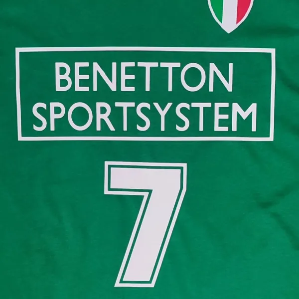 Camiseta manga corta Toni Kukoc Benetton Treviso Verde