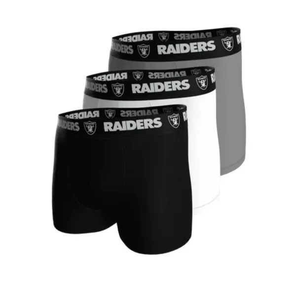 3 pack de Boxer NFL Raiders