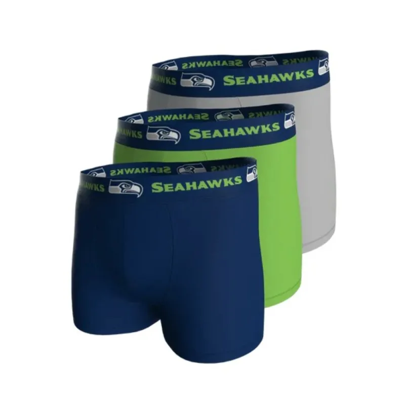 Pack 3 Boxer NFL Seahawks azul
