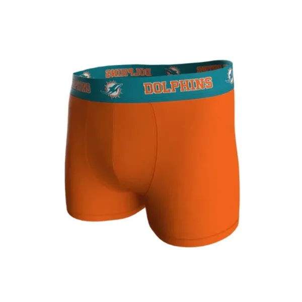 Boxer NFL Dolphins naranja