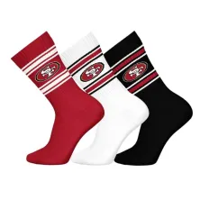Calcetines San Francisco 49ers NFL Pack 3 Colores Oficiales
