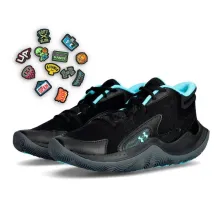Zapatillas baloncesto junior Under Armour Jet 25 Patches vista doble