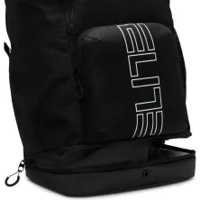Mochila Baloncesto Nike Elite Varsity negra bolsillo