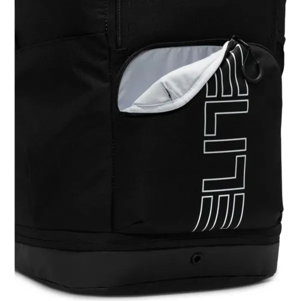 Mochila Baloncesto Nike Elite Varsity negra bolsillo pequeño
