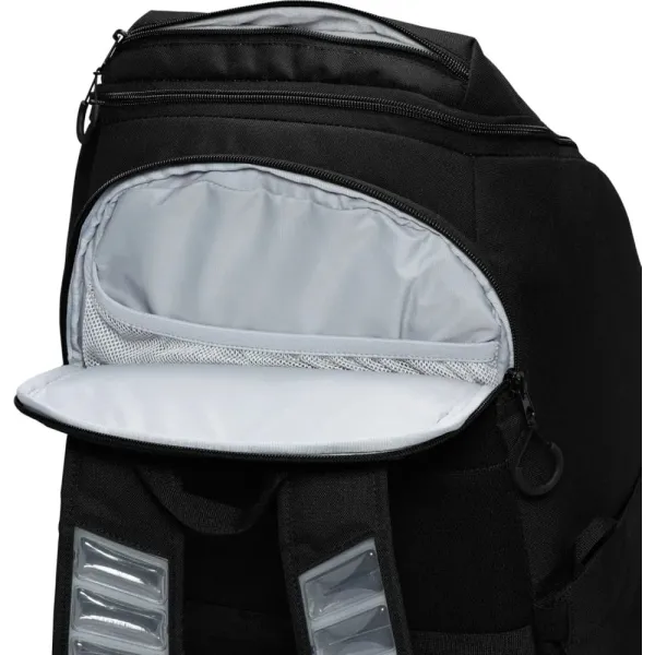 Mochila Baloncesto Nike Elite Varsity negra bolsillo superior