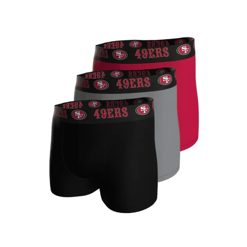 Pack 3 Calzoncillos Boxer San Francisco 49ers NFL Stretch Cotton