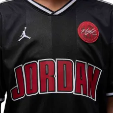 Camiseta Air Jordan Flight Sport negra pecho